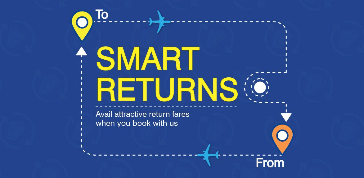 Attractive Return Fares on Booking with GoAir